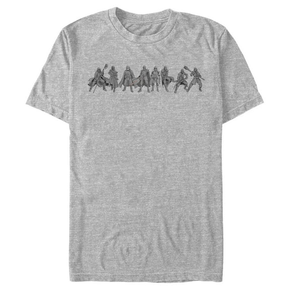 Men's Star Wars: The Rise of Skywalker Knights of Ren Line  Graphic Tee Athletic Heather Large