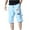 Blue, variant on Giftesty Men Pants Clearance,Men's Classic Twill Relaxed Fit Casual Wear Pocket Shorts Pants