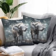 thumbnail image 3 of Outdoor Pillow Cover Elephant Dreamy Glittering Bubble Set of 2 Waterproof Throw Pillowcases Sky Cloud Decorative Patio Furniture Pillows for Couch Garden Indoor & Outdoor Use, 3 of 9