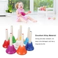 thumbnail image 3 of Hand Bell Set Colorful 8 Note Musical Alloy Handbells for Children, 3 of 7