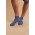 thumbnail image 3 of Women's Cottonique M27700 Latex Free Organic Cotton Booties - 2 Pack (Melange Blue L), 3 of 3