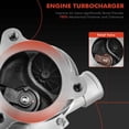 thumbnail image 4 of A-Premium Complete Turbo Turbocharger Kit, with Wastegate Actuator & Gasket, Compatible with Audi A4 1997-2004, A4 Quattro 1998-2004 & Volkswagen Passat 1998-2003, 1.8L GAS, Replace# 5304-970-0015, 4 of 8