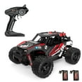thumbnail image 1 of Carro de control remoto Coche de control remoto 1/18 2.4GHz Alta velocidad 30 km / h Todo terreno Camiones todoterreno 4WD Escala completa Carreras Escalada Coche Regalos para niños Adultos 2 Batería Abanopi Carro de control remoto, 1 of 7