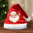 thumbnail image 2 of Christmas Hat Santa Hat Kids Unisex Classic Santa Claus Hat Winter Hat Boys Hat, 2 of 3