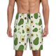 thumbnail image 1 of Fotbe Green Avocado Pantalones Cortos de Pijama para Hombre, Ropa de Dormir, Pantalones de Pijama Cortos para Hombre-X-Large, 1 of 6