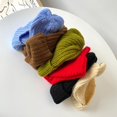 thumbnail image 5 of Horetong-gorro de punto para mujer, gorro de moda coreana, sólido, cálido, informal, elástico, cómodo, combina con todo, nuevo, Invierno, 5 of 5