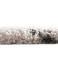 thumbnail image 4 of Unique Loom Rabat Shag Collection Area Rug (4' x 6' Rectangle White/Gray), 4 of 6