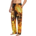 thumbnail image 4 of CROPD Pajama Pants Men Sleepwear Lounge Pants Pjs Bottoms with Pockets, 4 of 7