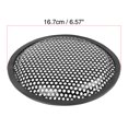 thumbnail image 2 of Unique Bargains 6 Inch Car Audio Speaker Sub Woofer Subwoofer Metal Black Waffle Grill Cover Guard with Clips 2 Pcs, 2 of 6