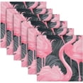 thumbnail image 6 of Flamingo Cloth Napkins Set of 6,20x20 Inches Napkins Cloth Washable Reusable Soft for Dinner,Wedding,Parties,Home Dinner,Tableative Decor Gift, 6 of 7