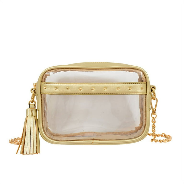  SIGOMAY Clear Cross Body Bag TPU Stadium Approved