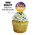 thumbnail image 3 of LSU Dad Cupcake Picks Toppers Decoration Set of 6, 3 of 7