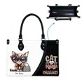 thumbnail image 5 of Iriomote 2 Cat Bag, Personalized Leather Handbags For Women - Personalized Bag with Name - Tote Bags for Mom Grandma - Custom Gifts Ideas for Her, Gift for Cat Lover, Cat Mom, 5 of 7