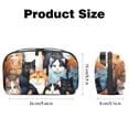 thumbnail image 5 of Cat Digital Pouch Oxford Cloth Waterproof Storage Bag Collapsible Cable Organizer Wire Cord Holder 5.9x9.44x3.14 in, 5 of 6