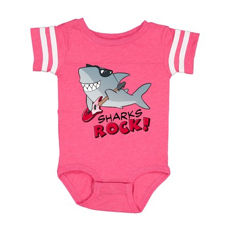 

Inktastic Sharks Rock! Gift Baby Boy or Baby Girl Bodysuit