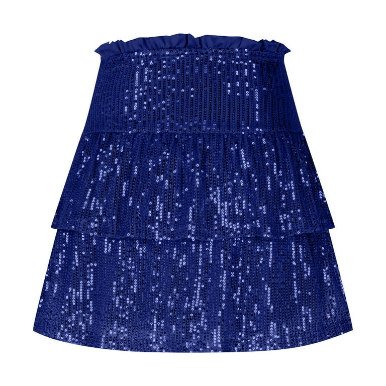 Toonshare ,Bead Tablet Sequin Pleats Skirt,Maxi Maternity Dress,Woman Dresses  Blue L - Walmart.com
