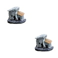 thumbnail image 3 of Inteprter Kit de jardín de hadas de alta calidad, impermeable, hermoso, ligero, decoración de terrario, amplia aplicación, decoración de tipo 3 2piezas, 3 of 6