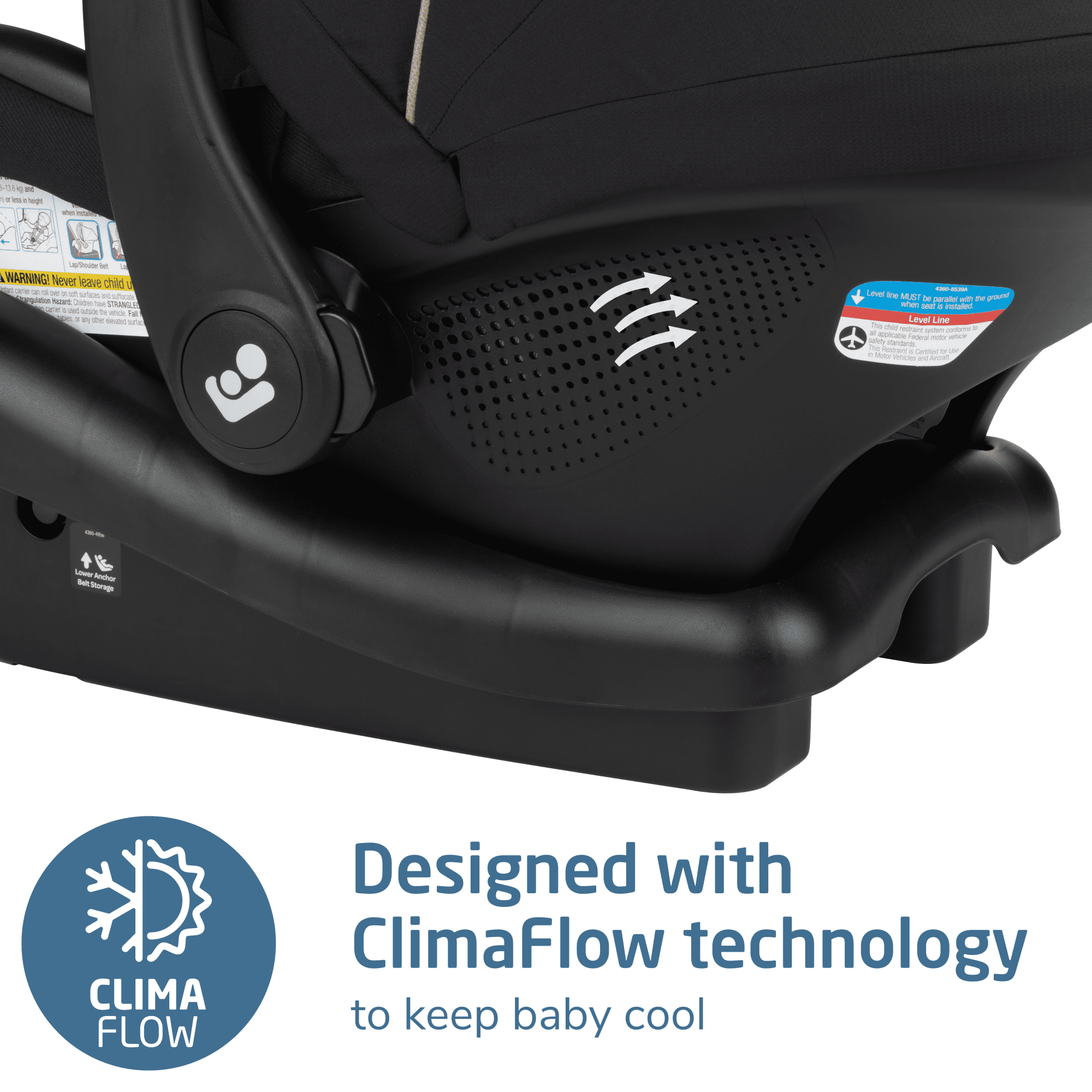 Maxi-Cosi Mico Pro Infant Car Seat, Sea Shadow Black