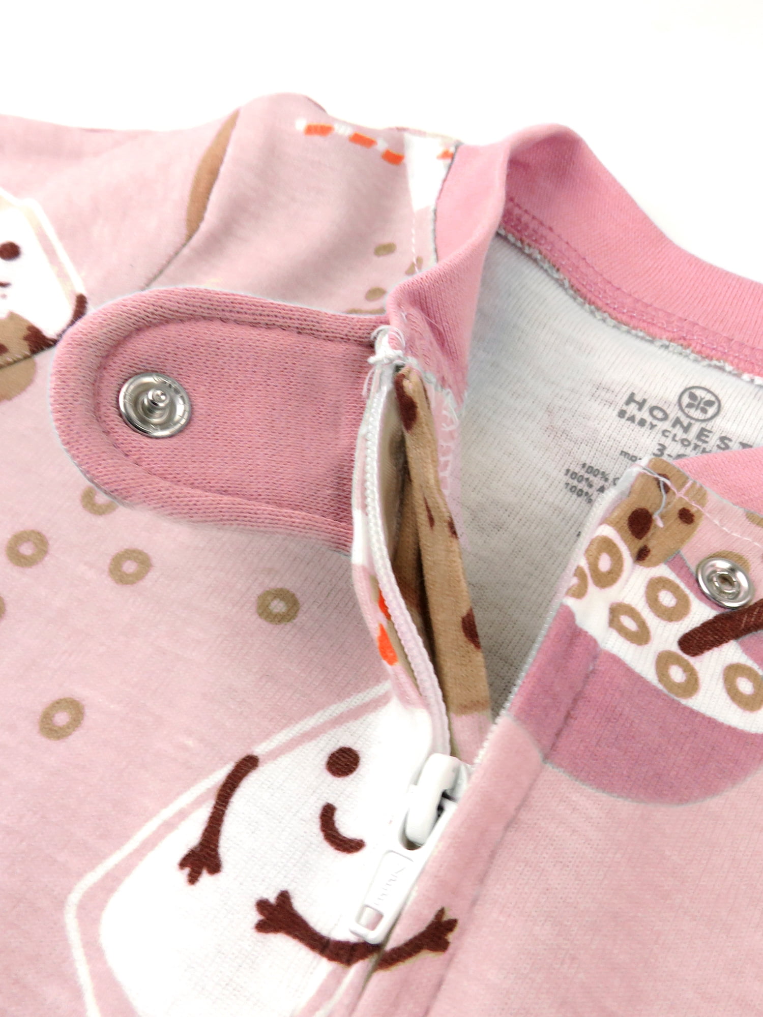 Honest Baby Clothing Organic Cotton Boy or Girl 2-Piece Long Sleeve Pajama Set, 12 Months to 7 Years