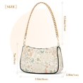 thumbnail image 3 of FORMRS Womens Shoulder Bag with Chain Strap Clutch Purse Cute Tote Handbag, Forest Pastel, 3 of 7