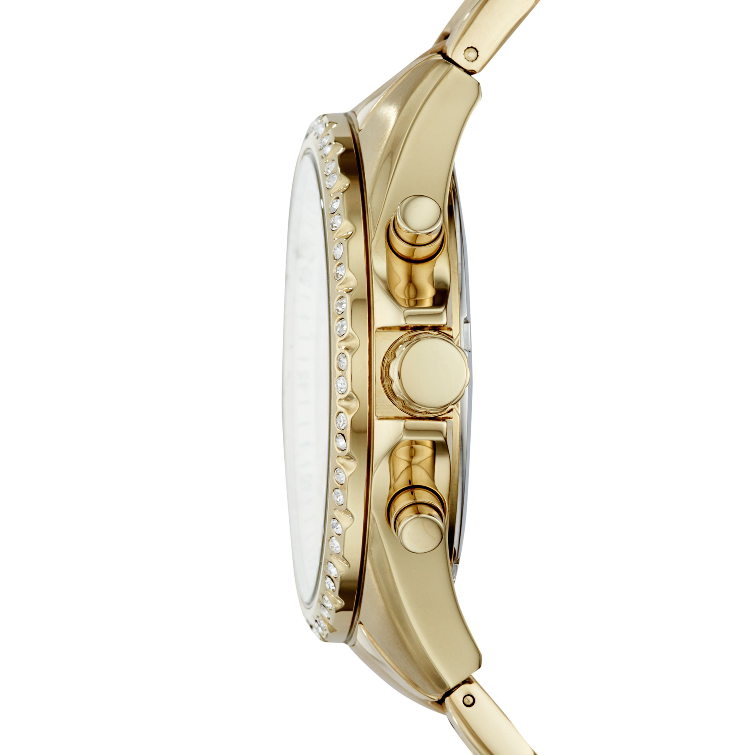FOSSIL WOMEN’S CHRONOGRAPH WATCH, GOLDTONE, NEW IN BOX, GIFT READY! Fossil Women main image 4