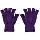 thumbnail image 1 of Gravity Threads Adulto Elástico medio dedo Guantes sin dedos, púrpura Gravity Threads Guantes, 1 of 2