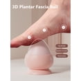 thumbnail image 5 of Fascia Ball Suction Cup Solid Silicone Sole Massage Hedgehog Peanut Ball Yoga Relaxation Shoulde  Back and Waist Massager (Pink), 5 of 7