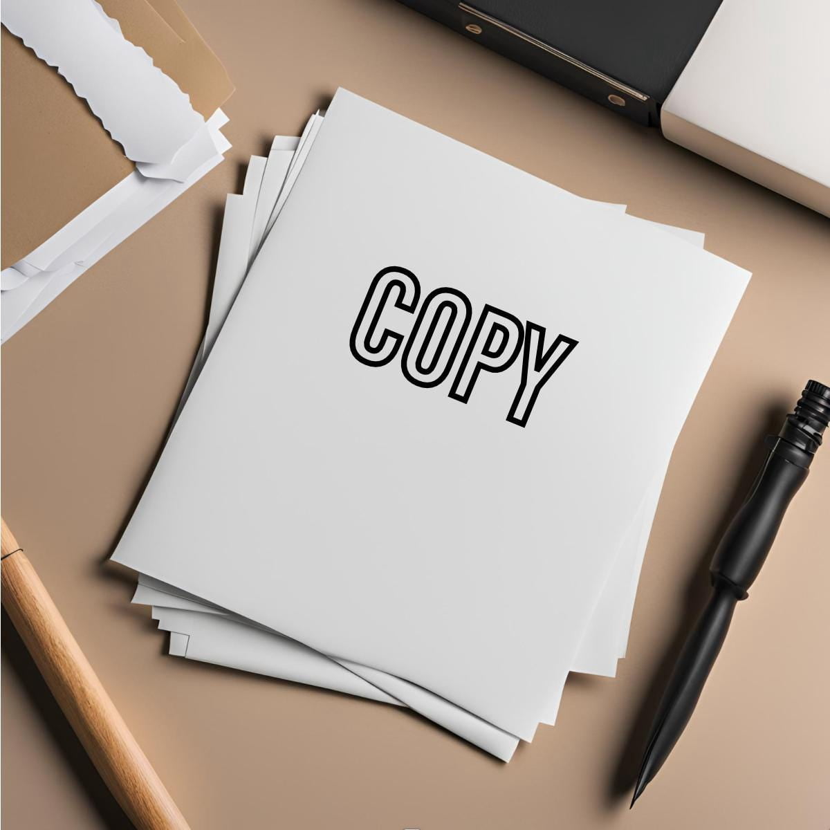 Large COPY Self-Inking Stamp – Bold, Professional, Durable & Easy for Office Use, High-Quality