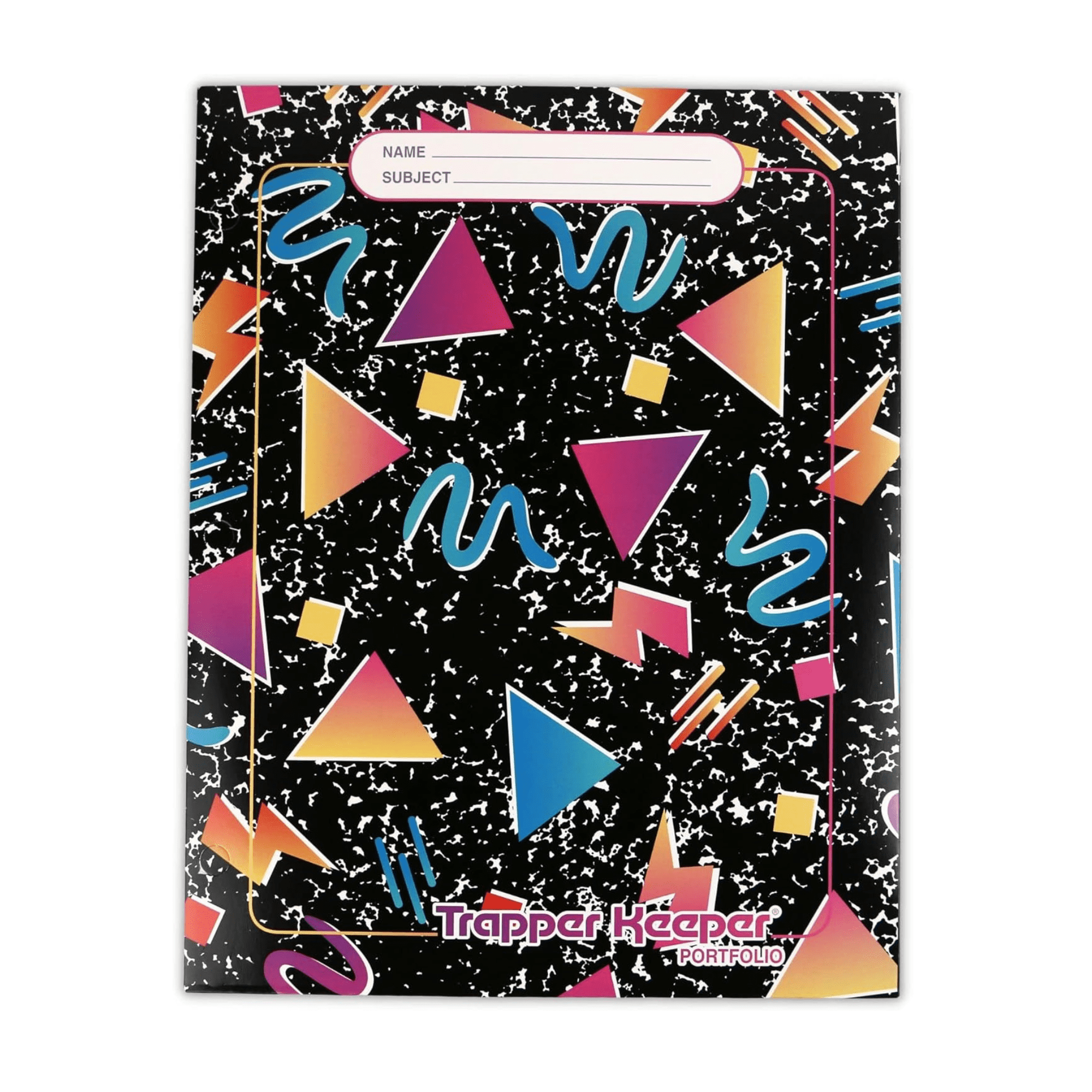 Trapper Keeper Portfolio Folders 3 Hole Punch Set of 4 Retro