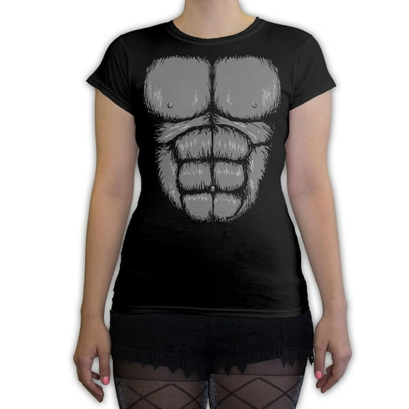 Function - Hairy Gorilla Chest Costume Women's Fashion T-Shirt
