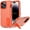 Orange, variant on For iPhone 14 Pro Max Case[3 in 1 Extreme Protective] Heavy Duty Shockproof Anti-dust Port Cover Non-Slip Multi Layers Bumper Dropproof Kickstand Phone Case for iPhone 14 Pro Max(Blue)