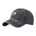 thumbnail image 2 of Visors Dogs Embroidery Solid Color Duck Hat Trend Personality Outdoor Print Breathable Mesh Hat Baseball Caps, 2 of 7