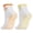 Orange, Yellow, variant on Xylory 2/4/5 Pairs Womens Embroidery Non Slip Pilates Yoga Socks Cute Grippy Crew Socks Offered Fit Barre Workout Hospital Indoor Barefoot Daily Activities For Ladies