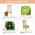 thumbnail image 2 of Seat Covers for Dining Room Chairs Stretch Printed Chair Seat Covers Set Of 4,Washable Upholstered Chair Seat Slipcovers,Removable Seat Protector for Kitchen, Office, 2 of 6