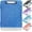 Starsky Blue, variant on Glitter Clipboard with Storage, Storage Clipboard with Pen Holder,A4 Binder Clip Boards 8.5x11 with Low Profile Clip,Side Opening Sparkle Clipboards, Clipboards Folder for Office Supplies
