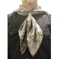 thumbnail image 3 of Paisley Silk Cowboy Wild Rag 34.5 Blue/Gold, 3 of 3