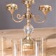 thumbnail image 5 of Candelabro de tres cabezas de metal y vidrio, sencillo, for sala de estar, mesa de comedor, decoración de bodas, adornos, 5 of 8