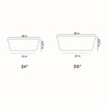 thumbnail image 7 of The HC Companies 24 Inch Eclipse Window Planter - Indoor Outdoor Rectangular Plant Pot with Removable Saucer for Flowers, Herbs, Clay, 7 of 7