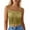 Green, variant on Crop Camisole Tops for Women Ruffle Neckline Bow Center Spaghetti Strap Slimming Padded Cami Tank Top Y2k Going out Tops
