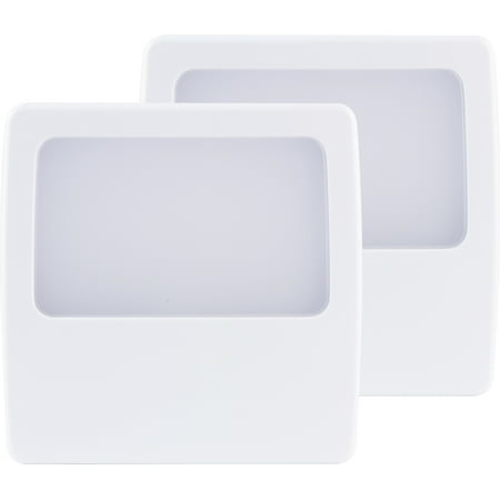 Calypso Night Light - GE LED Plug-In Night Light, 2-Pack, Always On, Soft White Glow, 11311