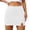 White, variant on Womens Mini Skirt Short Skorts Mid Waist Side Split Bodycon Pencil y2k Skirts Shorts