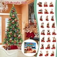 thumbnail image 1 of 2025 Double Hanging Boots Advent Calendar with Realistic High Definition 2D Patterns for Festive Holiday Countdown Celebration, 1 of 5