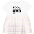thumbnail image 3 of Inktastic Food Critic with Fork and Spoon Girls Baby Dress, 3 of 5