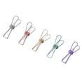 thumbnail image 1 of Abbracc 5 Pcs Hollow Paper Clamp FoldBack Clamps Paper Metal Binder Clips for s, 1 of 9