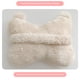 thumbnail image 5 of Almohada de reposacabezas de coche - Cojín de soporte para el cuello de terciopelo beige y oso de peluche para asiento de coche • 10,2x9,4 pulgadas, 5 of 6
