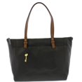 thumbnail image 1 of Fossil Sac Fourre-Tout Rachel pour Femme en Cuir à Poignée Supérieure - Noir, 1 of 3