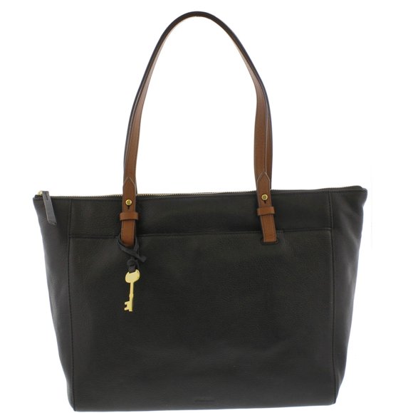 Fossil Sac Fourre-Tout en Cuir pour Femmes Rachel - Noir