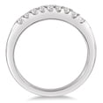 thumbnail image 2 of SZUL Women's 1/4 Carat TW Nine Stone Diamond Wedding Band in 10K White Gold  (J-K-L Color, I2-I3 Clarity), 2 of 3
