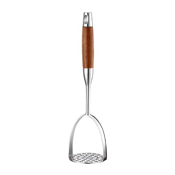 ACDANC Stainless Steel Potato Masher w/ Wooden Handle for Veggies&Beans