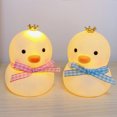 thumbnail image 3 of Pontos Material escolar de oficina Little Duck Night Light Child Kids Habitación Decoración Regalo LED Lámpara de Heras Con Bowknot Pontos 21057493, 3 of 6